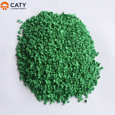 EPDM verde erba artificiale infill 1-3 mm anti-corrosione durevole