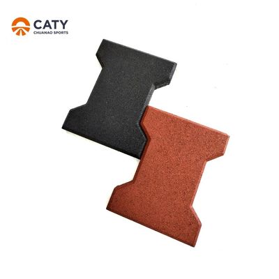 Pavimenti di gomma riciclati resistenti allo scivolamento per sentieri stabili