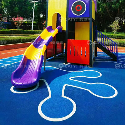 Granuli di gomma EPDM resistenti ai raggi UV per piste da corsa, parchi giochi, aree residenziali e piste di fitness