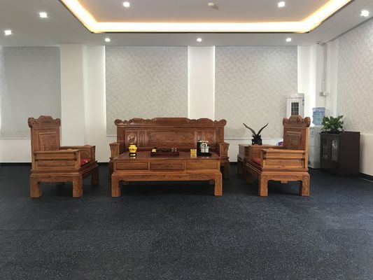 Superficie liscia Alta densità tappeti di gomma puliti non tossici pesanti tappeti da ginnastica assorbenti del suono pavimenti fitness