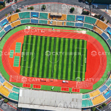 Traccia di corsa atletica per tutte le condizioni meteorologiche con materiali di granuli SBR EPDM riciclati con certificato Iaaf TUV per campi sportivi