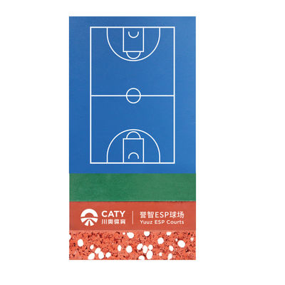Rivestimento in silicio PU ecologico Pavimenti sportivi multifunzioni per pallavolo Basketball Badminton in strutture sportive Club sportivi Parchi giochi Zona ricreativa