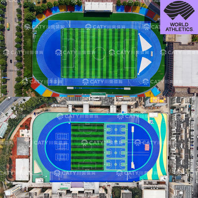 Traccia sportiva in gomma EPDM Con impianto di pista sportiva Anti-UV Rubber Mulch Chip