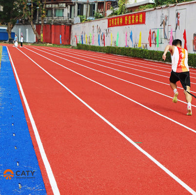 EcoSpray EPDM Rubber Jogging Track Installazione per pista di gomma e campo SBR Rubber Crumb Underlay