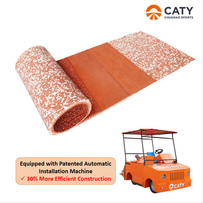 Iaaf Professional 400 metri 8 corsie Prefabbricato Athletic Rubber Running Track Sandwich PU Binder