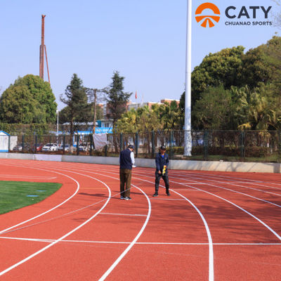 Sport all'aria aperta EPDM di gomma a basso mantenimento pista da corsa Corrente Granuli di EPDM rosso
