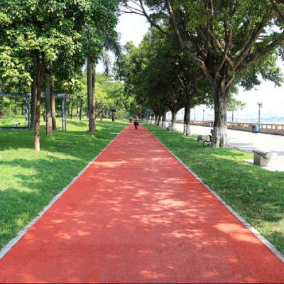 Traccia di corsa prefabbricata certificata IAAF Traccia di gomma per jogging Particelle EPDM