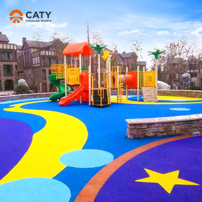 SGS Certificato Durable Outdoor Playground Pavimento EPDM Pavimento di gomma EPDM Pellet