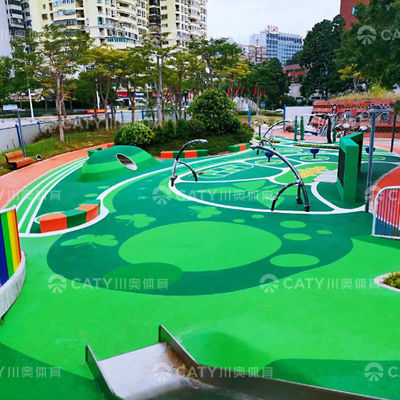 Pavimenti di sicurezza per parco giochi a colori pieni Granuli di gomma inodori Granuli di EPDM resistenti all'usura
