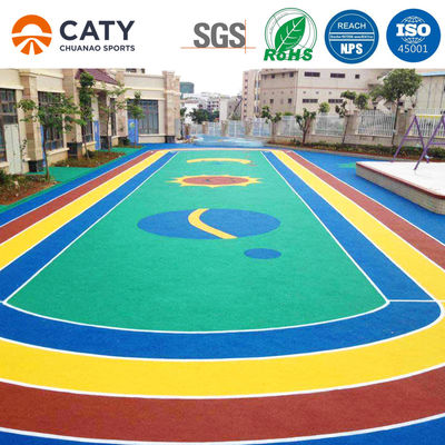 Pista di corsa in gomma ad alte prestazioni 400 m Pista atletica per scuole e bambini