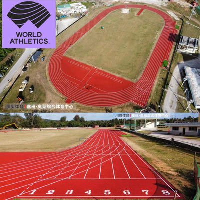 Superficie di sicurezza non tossica per le scuole pista da jogging in gomma riciclata ecologica
