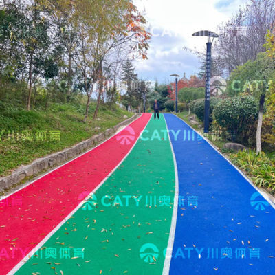 Materiale per pista di jogging all'aperto anti-UV Granulo EPDM e legante in PU per il parco giochi scolastico