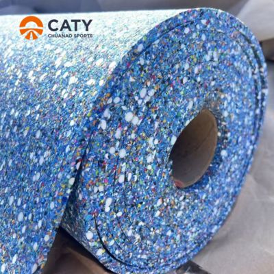 Pista di corsa semifabricata senza cuciture certificata IAAF, installazione professionale con durata per tutte le condizioni climatiche