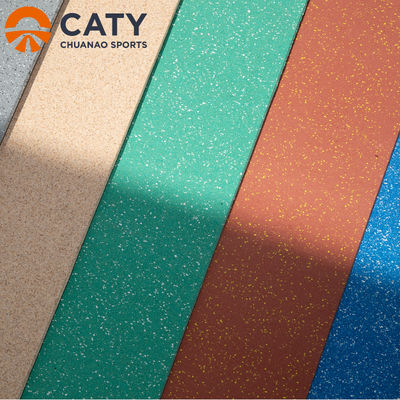 Amico dell'ambiente di rotoli di gomma spessi 10 mm per pavimenti commerciali con 70% di granuli EPDM e 30% di granuli SBR