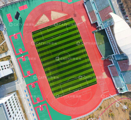 Pista di corsa semi-prefabbricata, certificata IAAF per un' installazione professionale rapida.