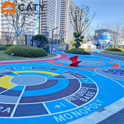 Granuli di gomma EPDM per pavimentazioni sportive e superfici di sicurezza, Qualità stabile per progetti europei