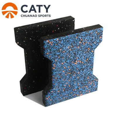 Piastre in gomma a forma di osso per cani, antiscivolo e resistenti, per camminamenti e uso esterno