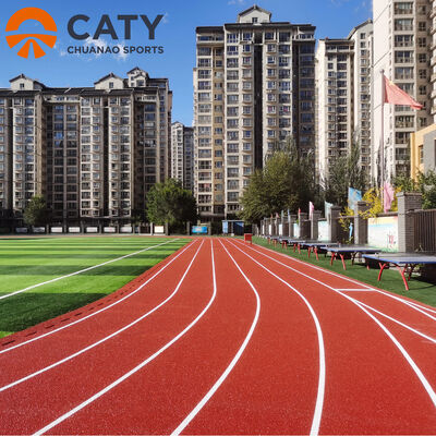 Pista da Corsa Sandwich Ammortizzante e ad Alte Prestazioni Conveniente per Scuole e Impianti Sportivi