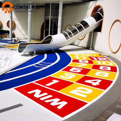 Granuli di gomma EPDM stabili ed elastici per pista da corsa e parco giochi