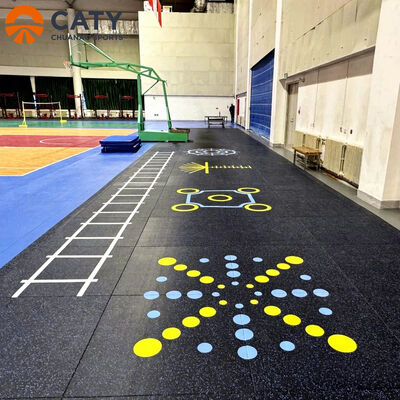 Materassi in gomma multifunzionale resistenti allo scivolamento e durevoli per uso domestico e commerciale in palestra