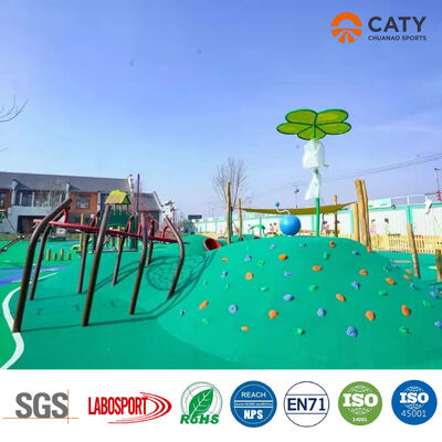 Prezzo di fabbrica Granuli di gomma verde 1-3 mm EPDM per attrezzature da parco giochi per bambini all'aperto