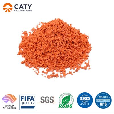 Pavimenti in granuli EPDM resistenti per parchi giochi per bambini da 10 mm a 13 mm