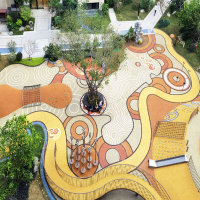 EPDM ad alta densità legante per pavimenti area giochi per bambini parco giochi ricreativo pista da corsa