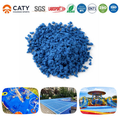 Granulato di gomma EPDM anti-UV atossico con assorbimento degli urti per superfici di parchi giochi e piste da corsa