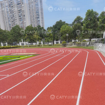 Pista da corsa certificata EPDM da World Athletics con assorbimento degli urti e durata di 10 anni