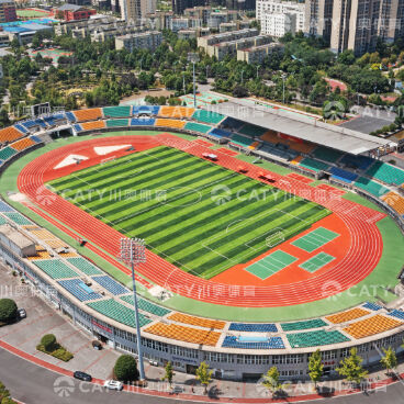 Pista da corsa in gomma EPDM certificata World Athletics con assorbimento degli urti e durata di 10 anni