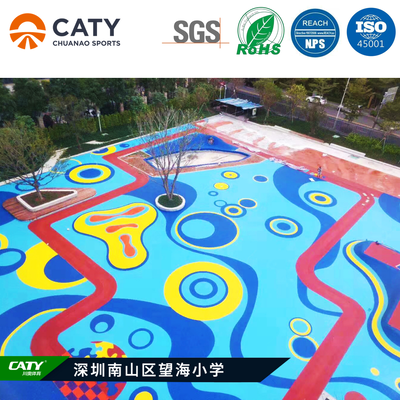 Granuli di gomma EPDM colorati e resistenti agli UV per pavimenti antiscivolo