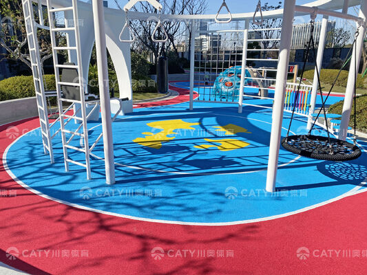 Granuli di gomma EPDM resistenti ai raggi UV per la protezione della superficie del parco giochi